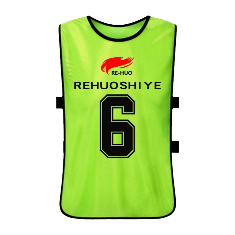 Anti-suit basketball football training vest children's grouping team number group building expansion advertising vest printed men