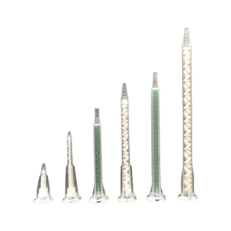 ИСТОЧНИК завод прямые поставки смесительной трубки AB резиновый цилиндр смешивания сопла квадратный штык смесительной головки Клей Дозатор смесительной головки