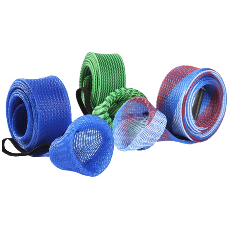 30MM * 1,7 m cubierta de la caña de pescar con cordón telescópico malla caña de pescar cubierta Luya caña de pescar bolsa resistente al desgaste