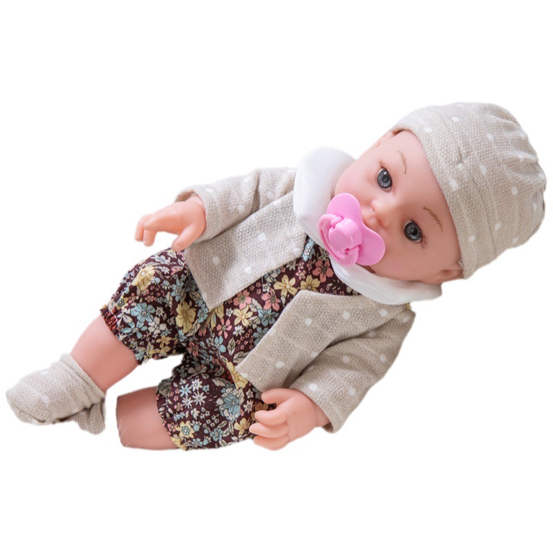 Muñeca de renacimiento Muñeca de apaciguamiento Muñeca de bebé Origen Muñeca de vinilo Muñeca Muñeca Regalo de juguete de goma suave para niños