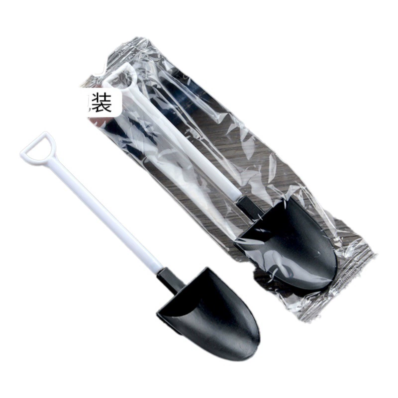 Экспресс одноразовая ложка для мороженого в горшке Одиночная упаковка маленькая Лопата креативная ложка в горшке оптом