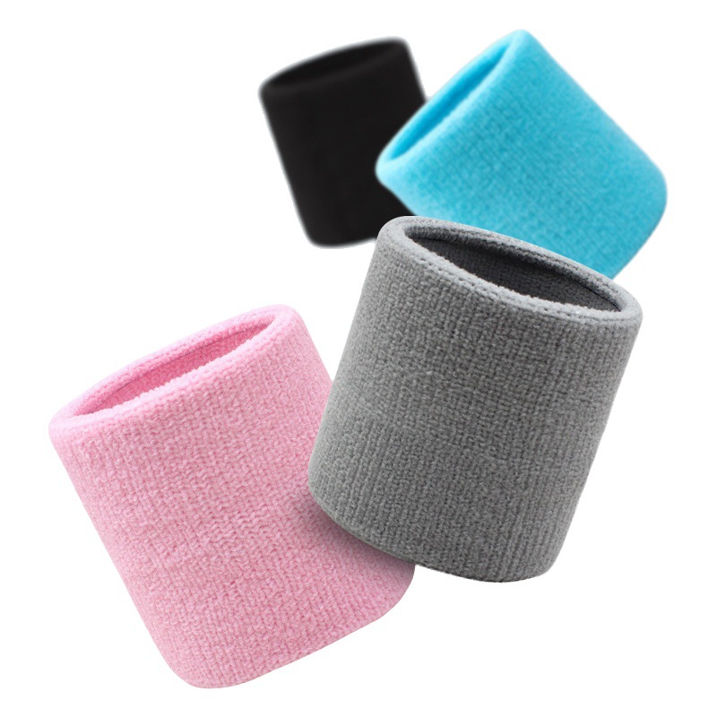 Pulsera de absorción de humedad para hombres y mujeres deportes de alta elasticidad corriendo sudor-limpiando baloncesto fitness montando al aire libre correa de muñeca de color fluorescente equipo de protección