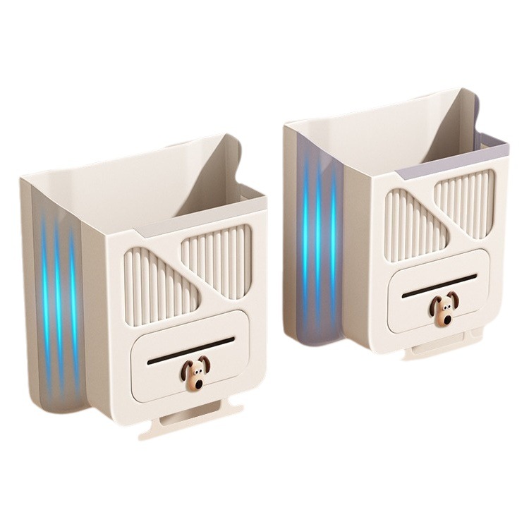 Basura plegable para el hogar puede colgar en la pared-bote de basura sin perforador bote de basura grande de la cocina bote de basura colgante de alto aspecto