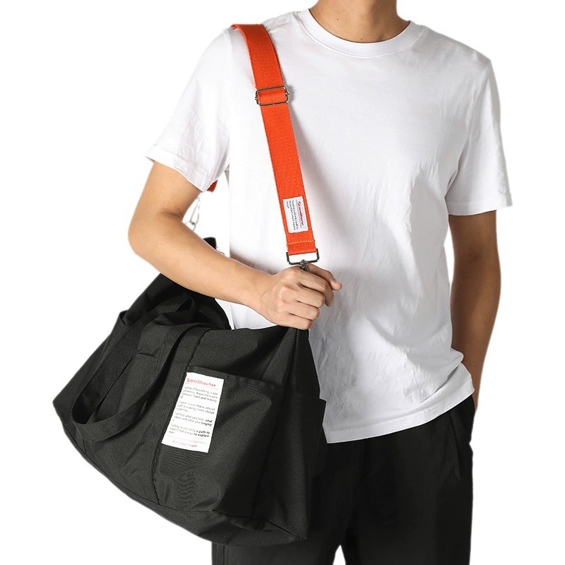 Модная Повседневная дорожная сумка большой емкости, водоотталкивающая нейлоновая износостойкая сумка через плечо для путешествий, модная для мужчин и женщин