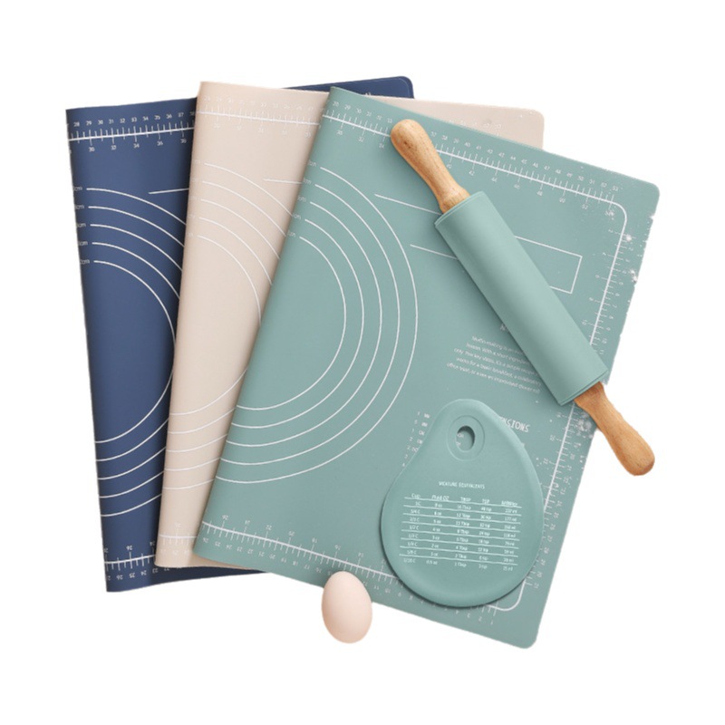 Medida de silicona japonesa amasadora hogar tablero rodante grande engrosada grado alimenticio antideslizante inferior antiadherente herramienta para hornear