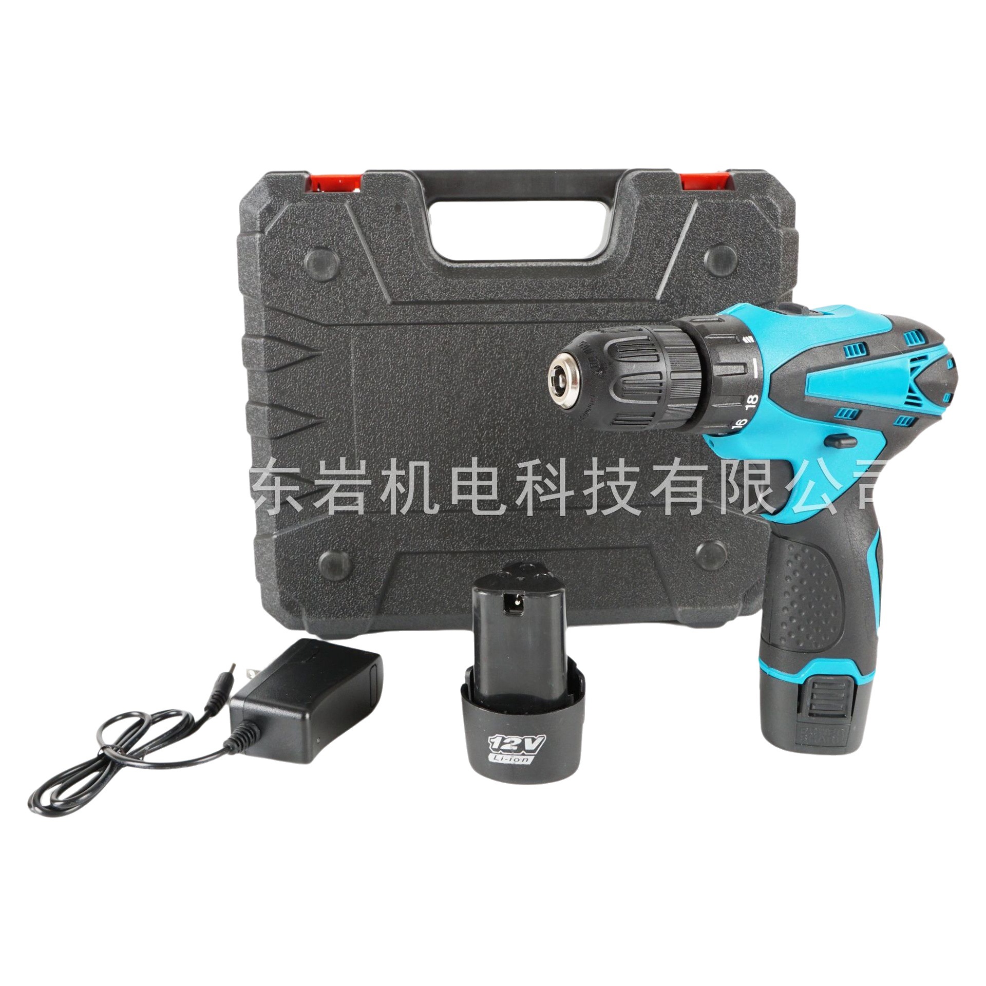 Multifuncional destornillador de doble velocidad destornillador eléctrico caja de herramientas del hogar traje de batería de litio taladro de impacto pistola de mano Taladro