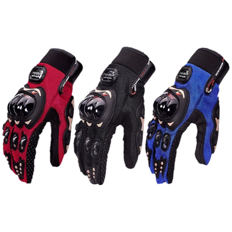 Motorcycle Riding Gloves Men's Racing Motorcycle Four Seasons Universal Knight Gloves Anti-fall Non-slip Breathable Summer Gloves