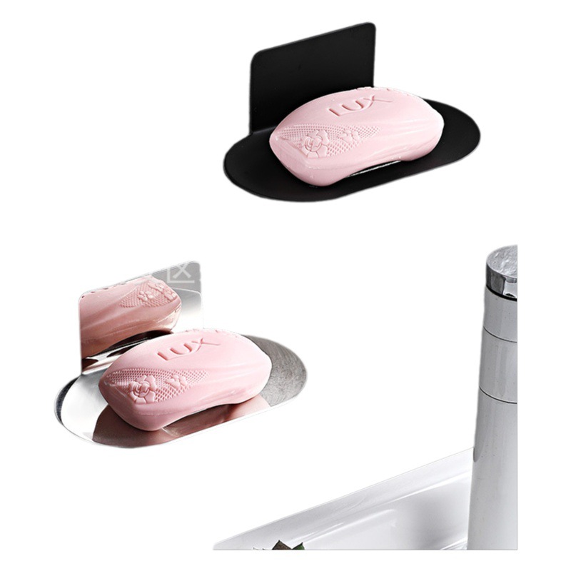 No Punching Soap Dish Cross-Border Sus304 Stainless Steel Soap Rack Nail-Free Bathroom Hanger Bathroom Soap Dish Soap Basket