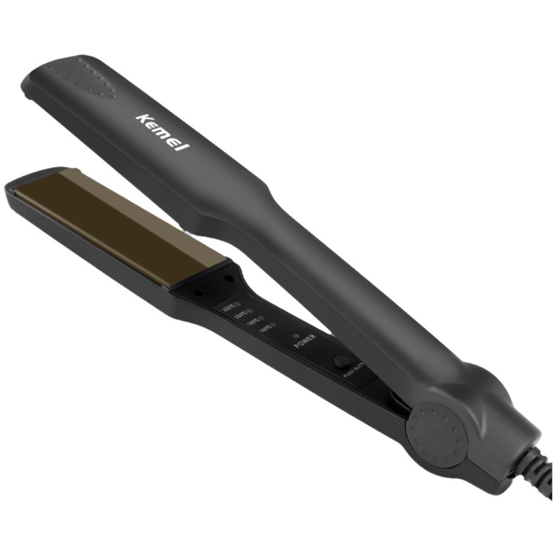Komei km-329 transfronteriza estándar europeo de calentamiento rápido de las mujeres sin pelo peinado férula eléctrica plancha de pelo al por mayor