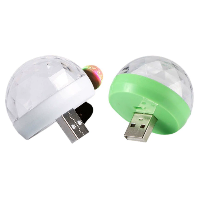 Маленький волшебный шар, лазерный свет, барный свет, DJ, дискотека, КТВ, сценический свет, красочный USB, голосовое управление, дискотека, красочный свет