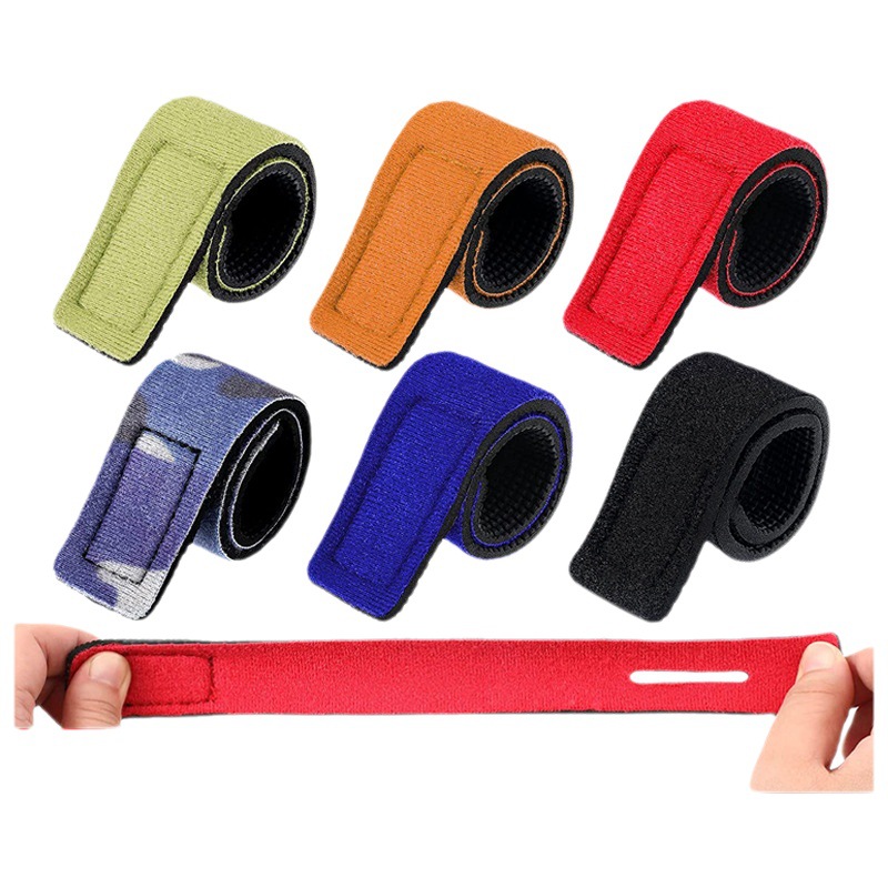 Correa de caña de pescar Correa de varilla de viga de Velcro Correa elástica Antideslizante Vendaje de pesca Engranaje de pesca Cinturón de fijación Correa de varilla de acoplamiento Luya