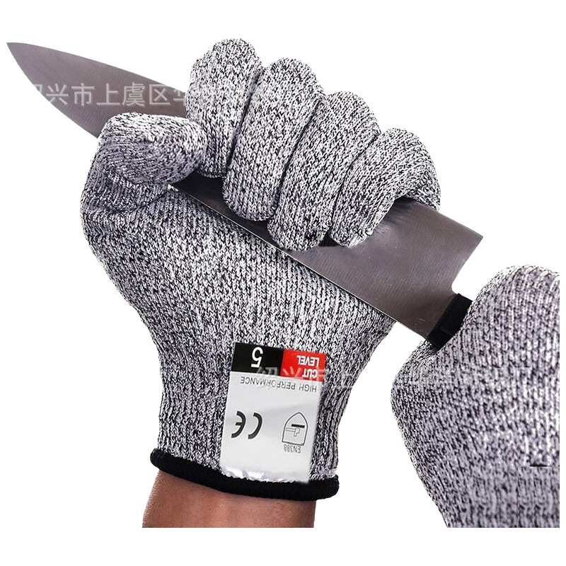 Fabricantes al por mayor 5 grado anti-corte guantes de grado alimenticio cocina jardinería anti-corte de pesca guantes de protección de trabajo resistente al desgaste image 1