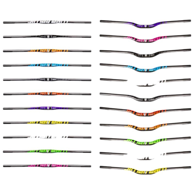 Productos genuinos JIMAITEAM bicicleta de montaña mango recto MTB manillar fibra de carbono mango recto mango horizontal al por mayor