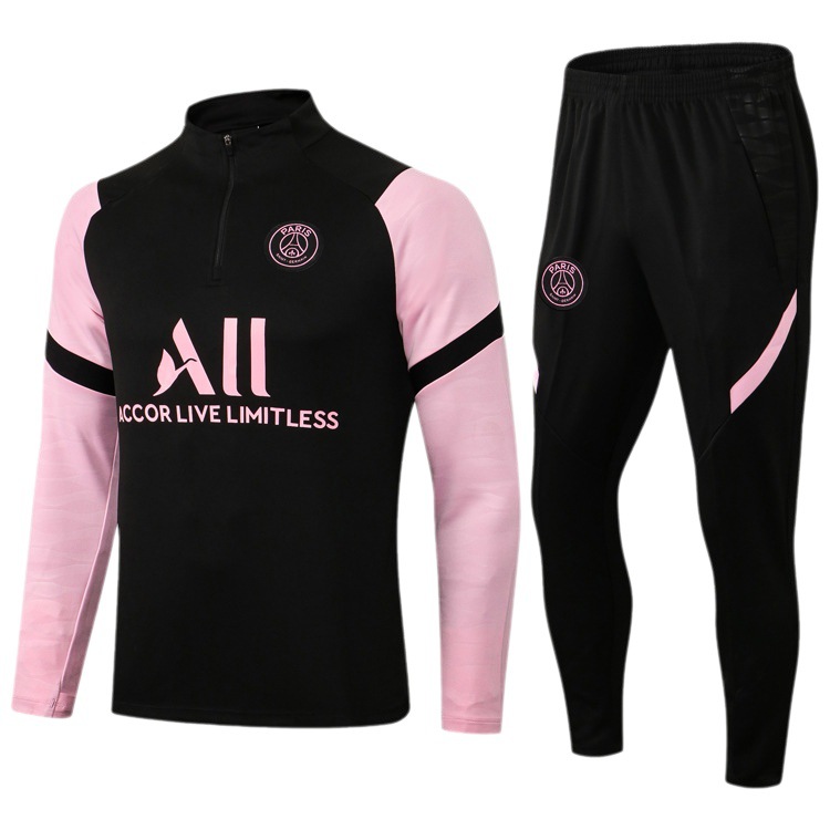 Conjunto de Uniforme de Fútbol de Manga Corta para Otoño e Invierno del Club París Inter, Temporada 2122, Versión para Aficionados