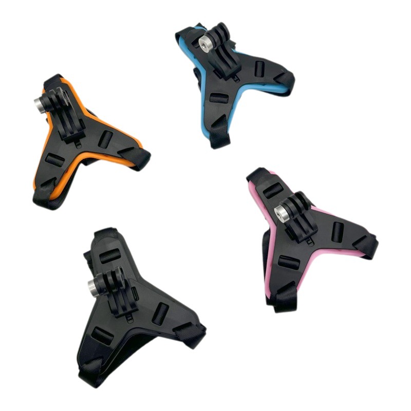 Gopro 13 equipo de ciclismo casco de motocicleta correa soporte de mentón accesorios de cámara deportiva soporte todoterreno