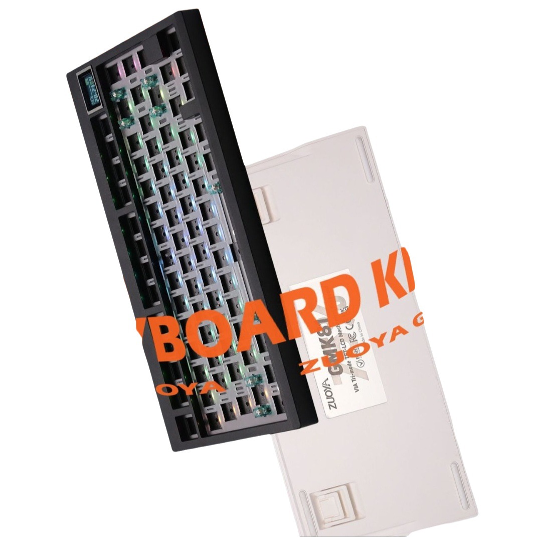 Zuoya GMK81 tres modelos personalizados DIY Kit de Teclado mecánico de conexión en caliente RGB soporte de retroiluminación