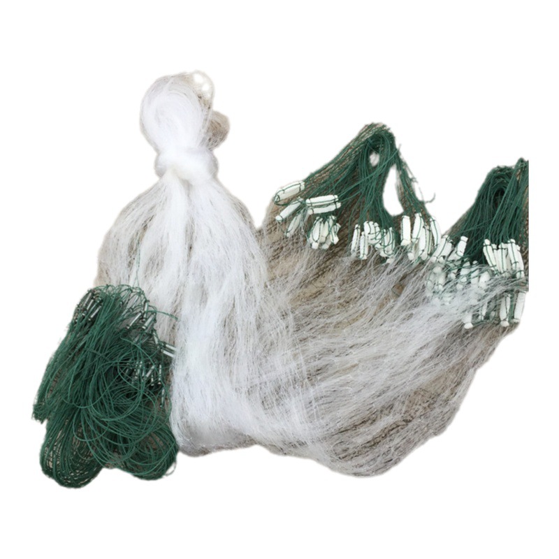 Red adhesiva 1 m de alto 2 dedos 3 dedos red de pesca de una sola capa malla de alambre Red de pescado de harina pequeña red de fregadero de peces red flotante subred colgante Red de extensión de raya blanca