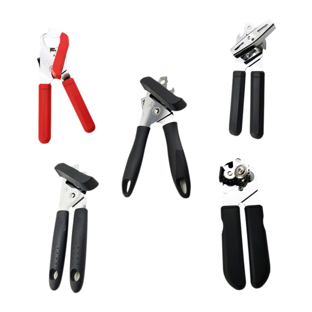 Abrelatas de acero inoxidable transfronterizo multi-función abridor de botellas manual puede abridor de botellas potente cuchillo de cocina herramientas