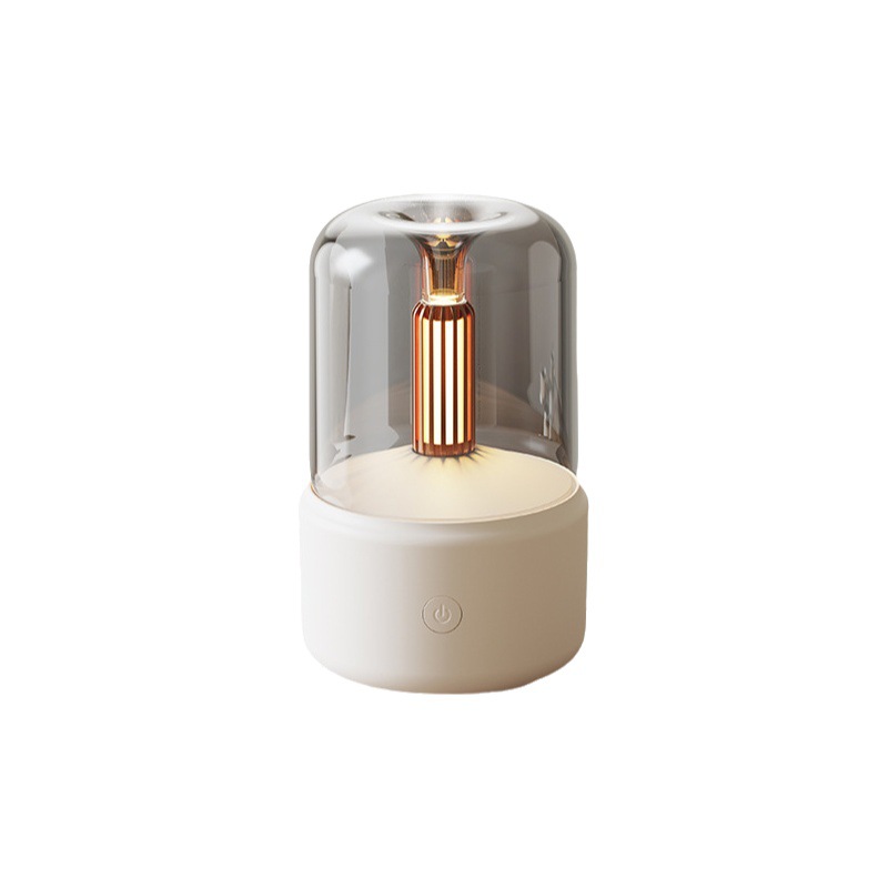 Nueva vela creativa máquina de aromaterapia USB Plug-In ambiente de escritorio luz de la vela humidificador aromaterapia hogar transfronteriza