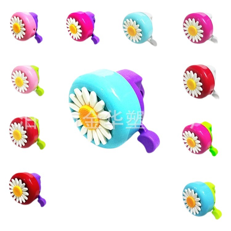 自転車の鈴の部品の菊の車の鈴は花の装飾の贈り物を持っています。