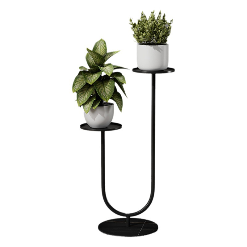 Floor-standing multi-layer flower rack living room indoor flower pot rack Iron Balcony decoration modern minimalist flower rack