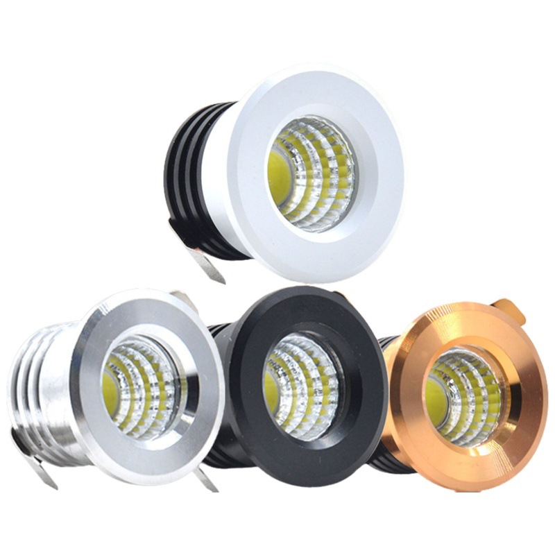 Foco LED Empotrado para Techo – 3W y para Vitrinas