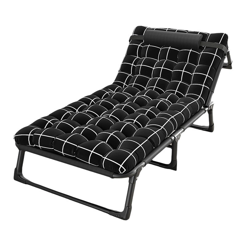 Оптовая раскладная кровать односпальная кровать дома простая обеденная кровать офис открытый сон походная кровать многофункциональное кресло для отдыха