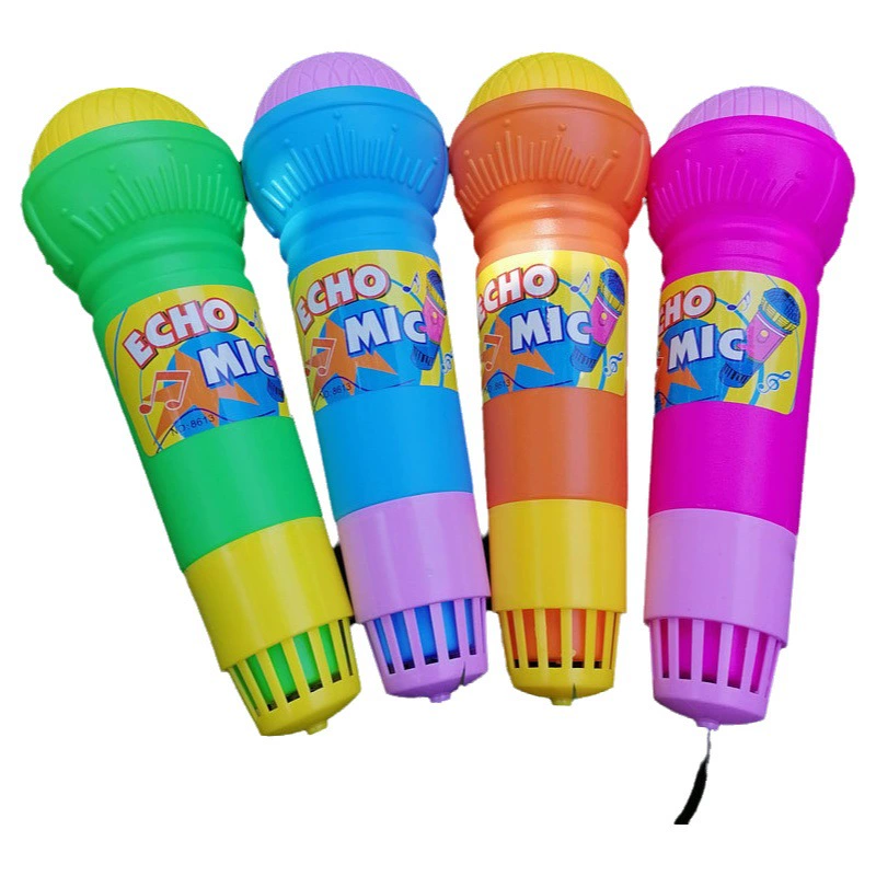 Эхо микрофон игрушка Детский прозрачный микрофон реквизит пластиковая модель микрофона обучение красноречию школьные подарки