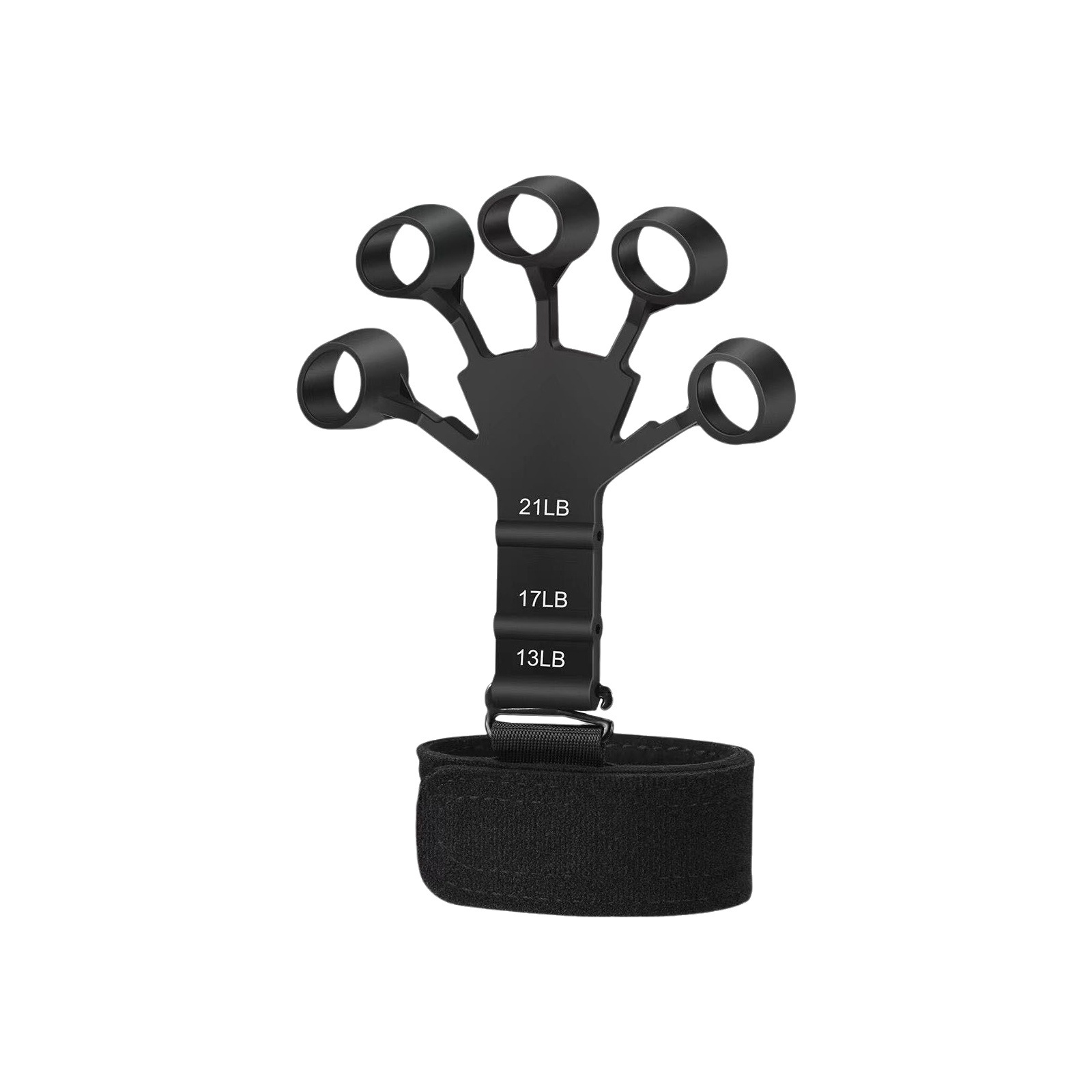 Entrenador de dedo de silicona cinco dedos Extractor de muñeca agarre de dedo fuerza de entrenamiento fábrica al por mayor