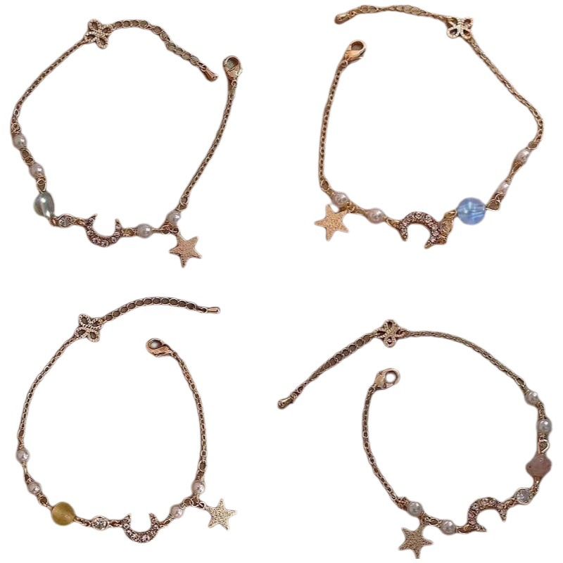 Xingyue circón perla pulsera femenina nicho diseño avanzado pulsera estilo coreano popular neto rojo moda simple pulsera novias