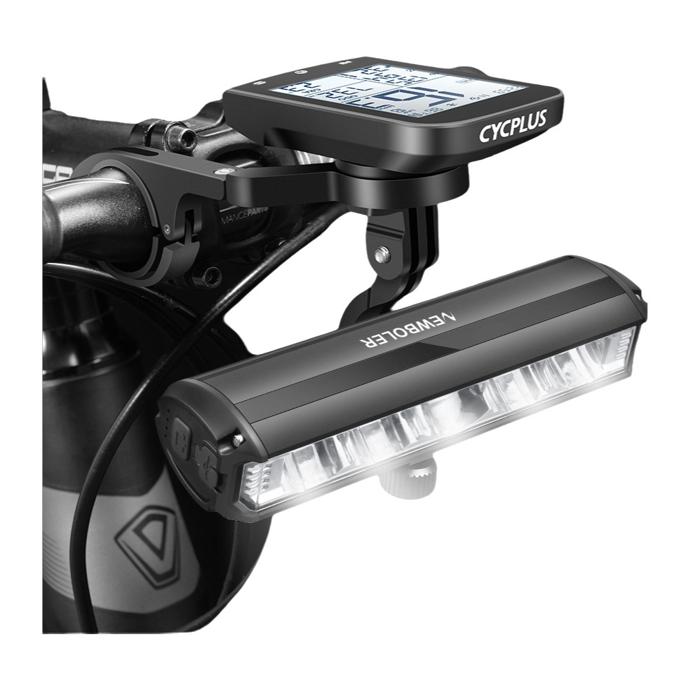 Luz para bicicleta NEWBOLER para exteriores, 8000-10000 mAh de gran capacidad, más soporte de montaje, faro delantero