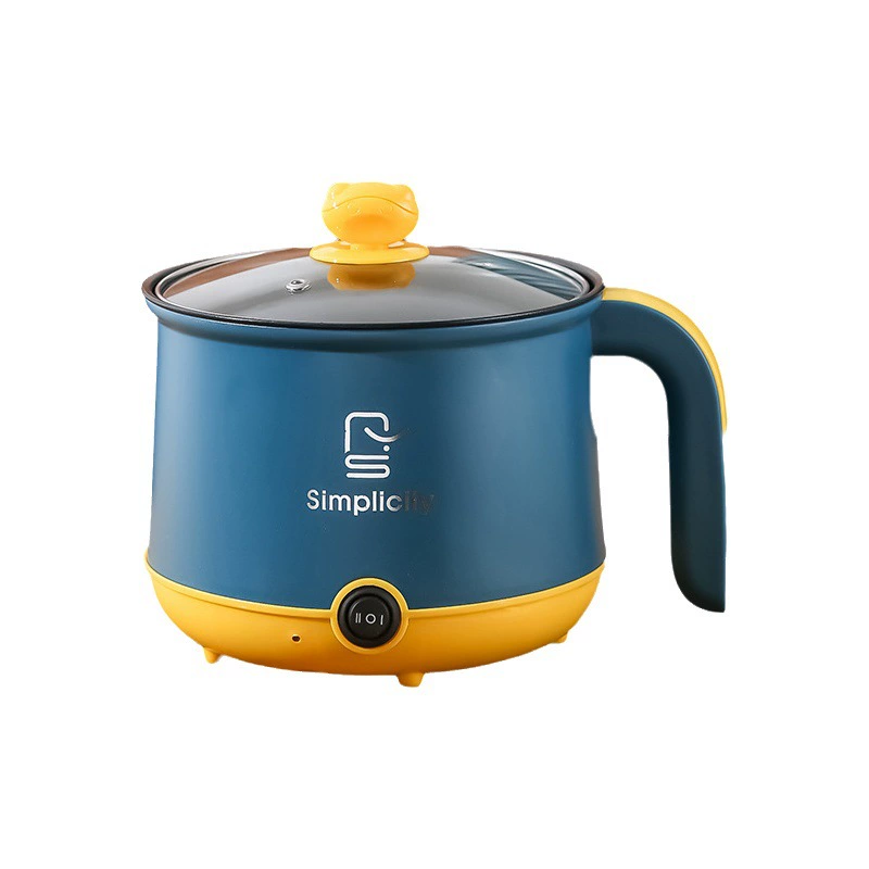 110V США спот трансграничная электрическая кастрюля мини-электрическая кастрюля Электрический кастрюля многофункциональная антипригарная кастрюля с лапшой кастрюля пароварка