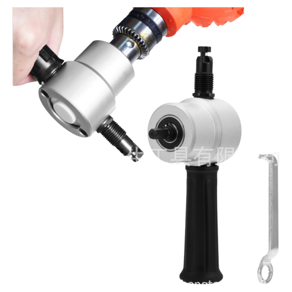 Cross-Border de doble cabeza hoja de metal cortador de placa de hierro sierra de corte tijeras eléctricas curva agujero mano taladro traje