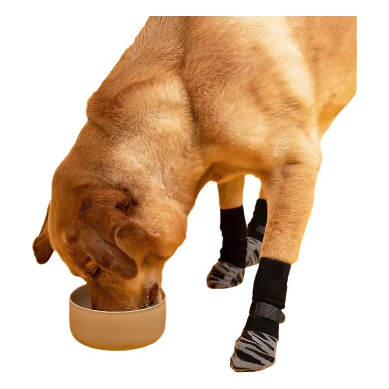 Calcetines para perros con diseño de huellas de pata, hechos de nailon, aptos para todas las estaciones, venta directa de fábrica.