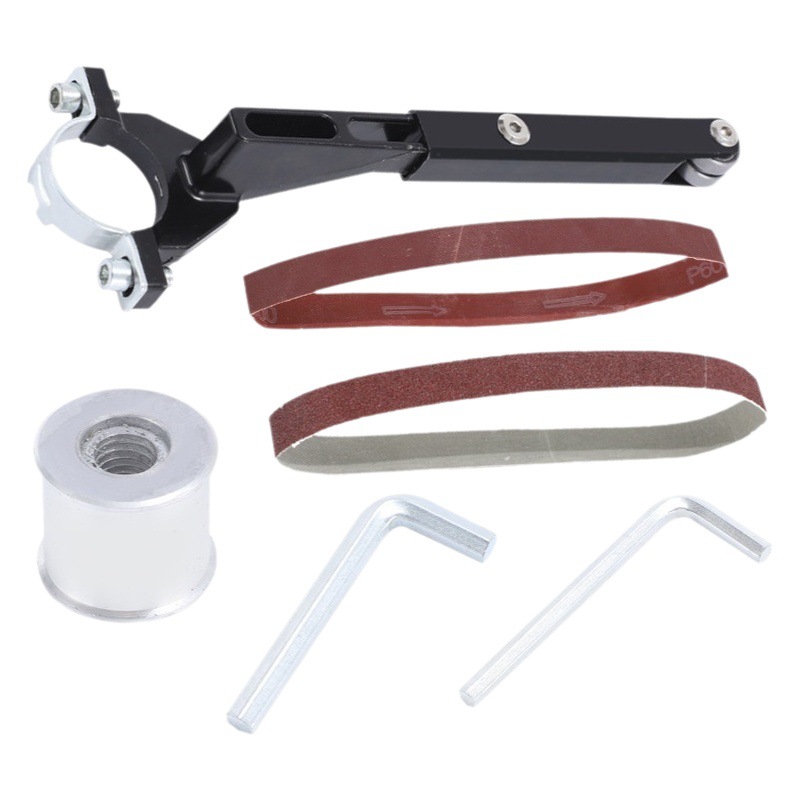 100-tipo 125-tipo amoladora de ángulo universal modificado lijadora de cinturón de carpintería lijadora de ángulo modificado Mini lijadora de cinturón