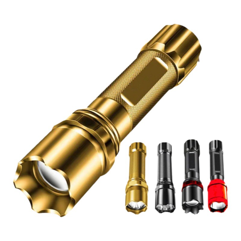 Linterna de luz fuerte USB recargable mini estudiante iluminación portátil súper brillante bolsillo casa tiro largo linterna al aire libre