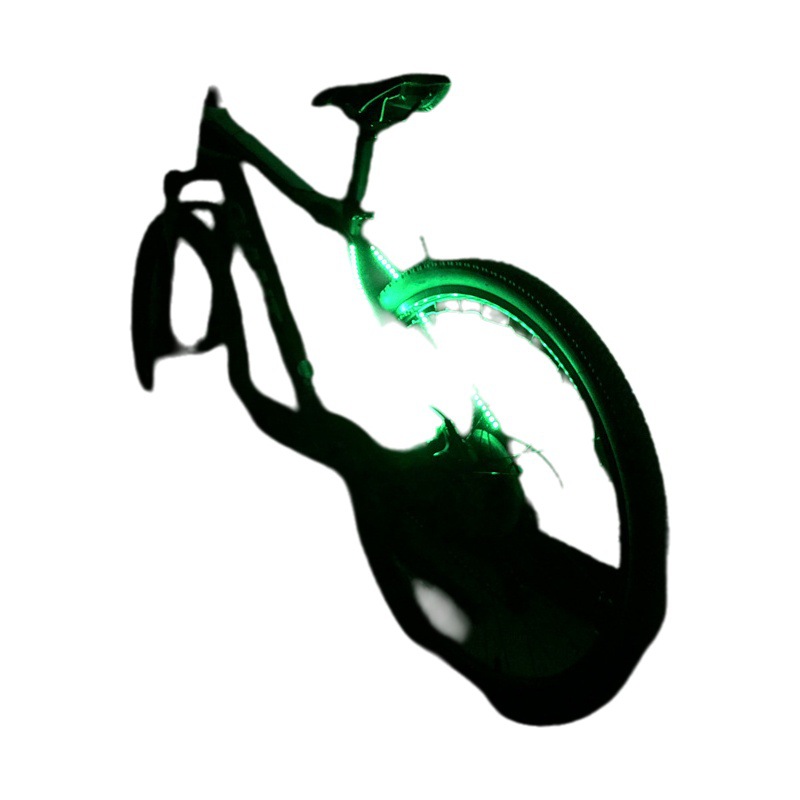 Luz decorativa de la bicicleta luz trasera de la bicicleta de montaña luz muerta luz voladora luz de advertencia Marco de luz estante de luz trasera