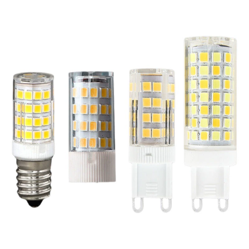 Лампа G9, бусина, светодиодная контактная маленькая лампа G4, яркий энергосберегающий источник света без стробоскопа, 220 В, керамическая Высоковольтная лампа для кукурузы
