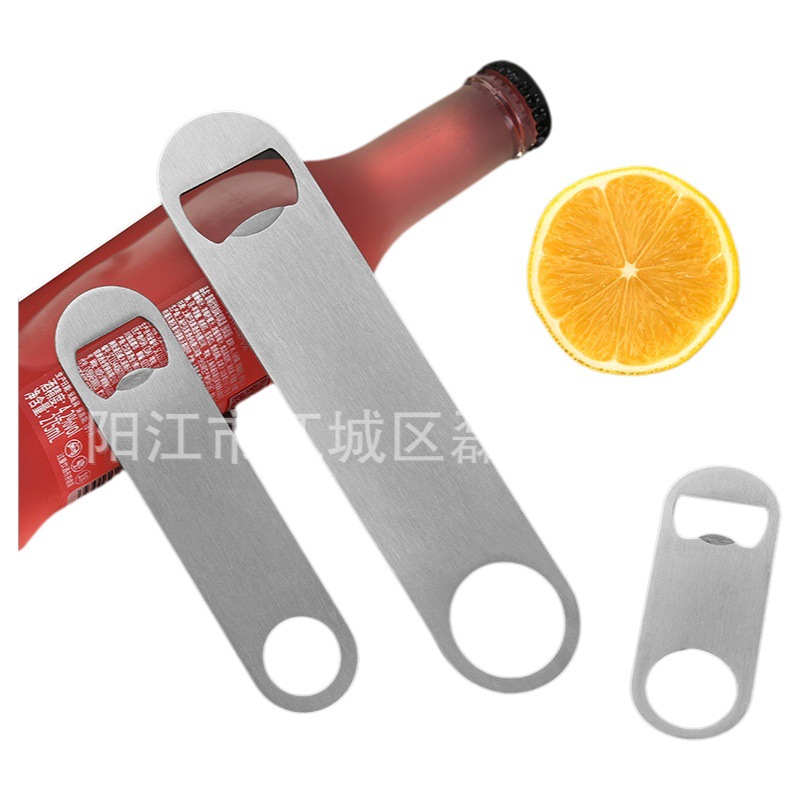 Factory wholesale stainless steel beer bottle opener dip beer bottle opener stainless steel PVC