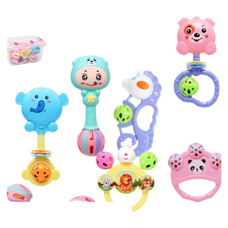 Sonajeros infantiles, caja almacenamiento