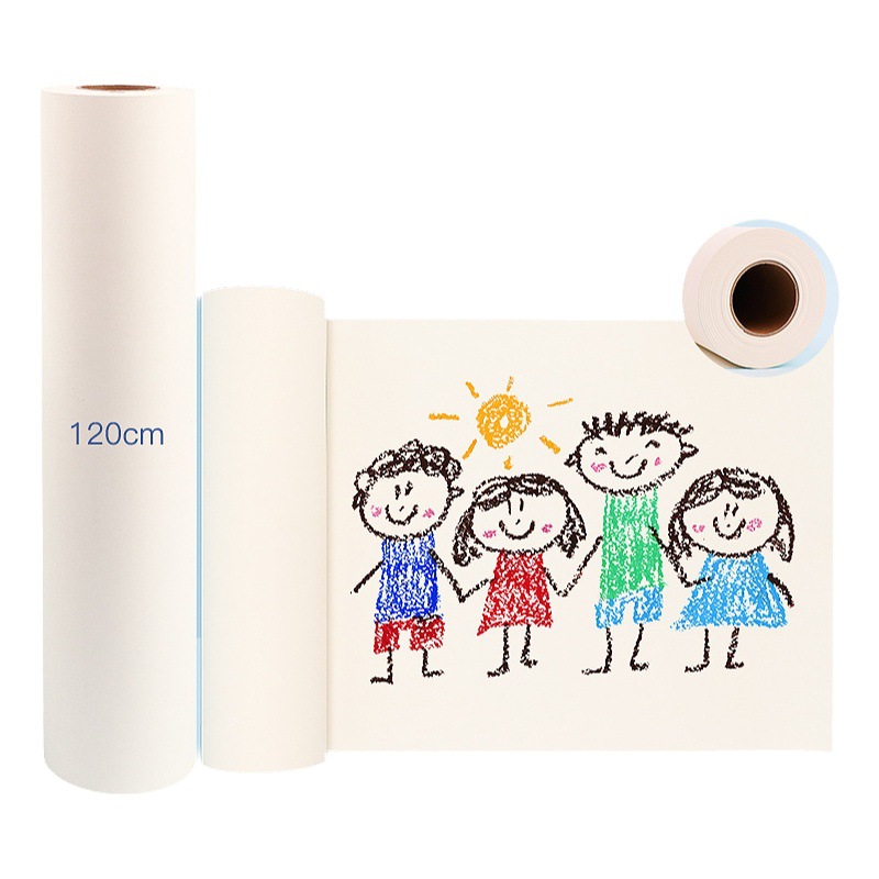 Papel de rollo de pintura Pared no sucia rollo largo pintura Papel especial niños papel de pintura graffiti rollo completo de gran tamaño extra largo papel de arte engrosado
