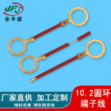 JFS供应10.2冷压圆环端子线 O型圆环接地线  大电流电源连接线