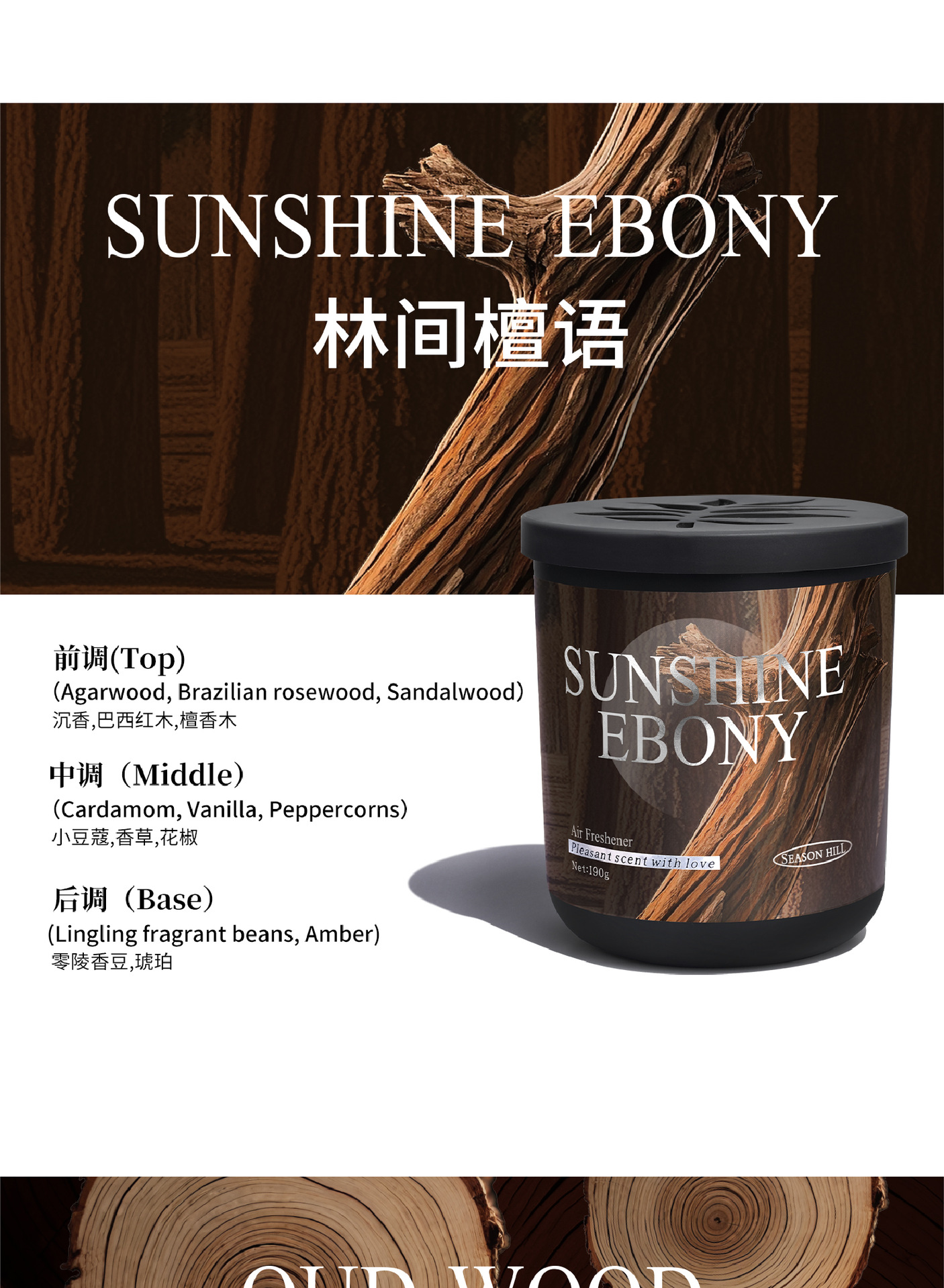 Cross-Border Trade New Car Air Freshener Paste for Men, Decorative Car Fragrance Cup Holder Perfume Ornament, In-Car Fragrance Factory