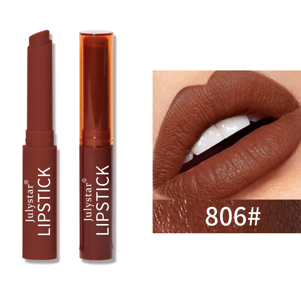 Colored Natural Long Lasting Velvet Beauty Matte Waterproof Lipstick display picture 12