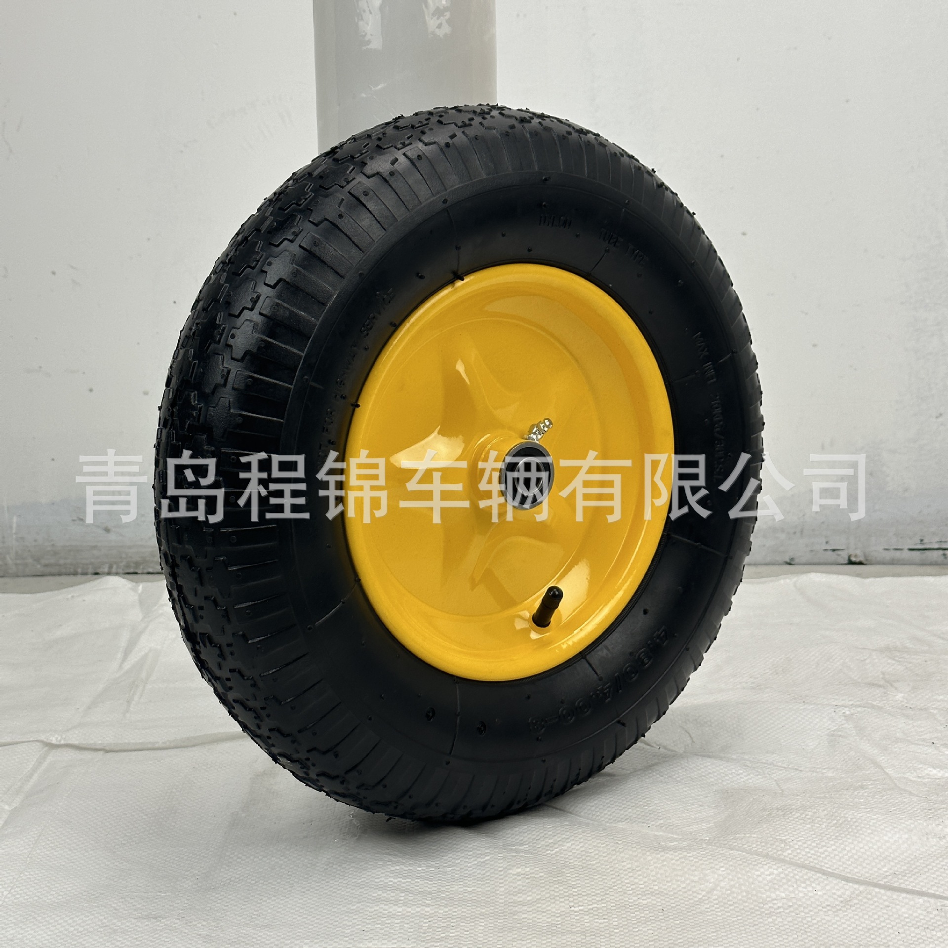 16" Rubber Inflatable Wheel 4.80/4.00-8 Tire with 5/8 Bearing Tool Cart/Wagon Tire Replacement Wheel
