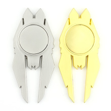 现货新款飞船果岭叉Golf Divot Tool金属草皮工具高尔夫球叉maker