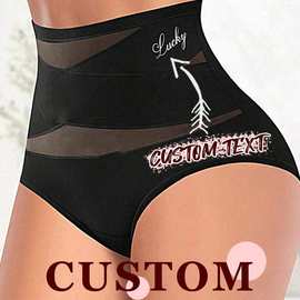 跨境外贸高腰无痕收腹女士内裤强力提臀束腰大码塑身custom批发