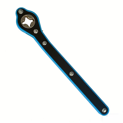 Car-Mounted 0kg Top-Handle Labor-Saving Ratchet Wrench, Cross-Shaped, Blue and Red