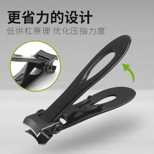 in stock large opening anti-splash nail clippers suit hard thick foot nail clippers care high-end imported original nail clippers