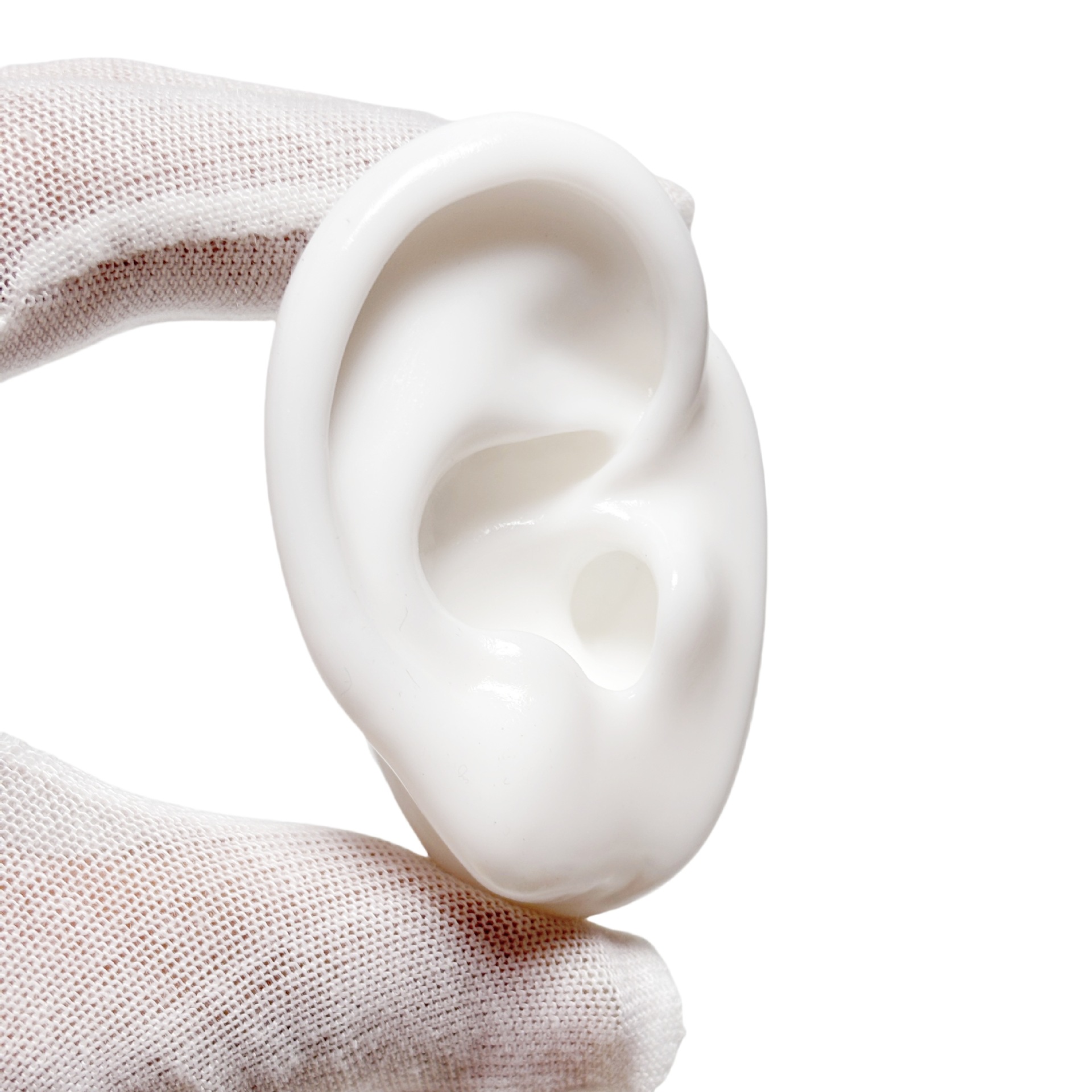 auriculares de silicona modelo de canal auditivo auricular auriculares audífonos auriculares perforación auriculares estante de exhibición joyas pendientes